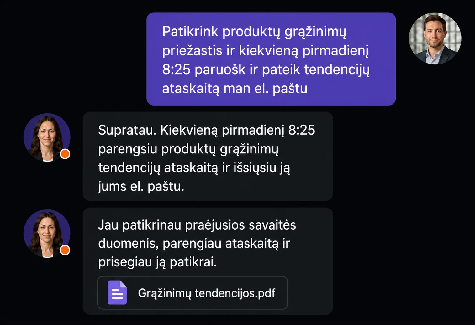 DIRBTINIO INTELEKTO DARBUOTOJAI — mockupas